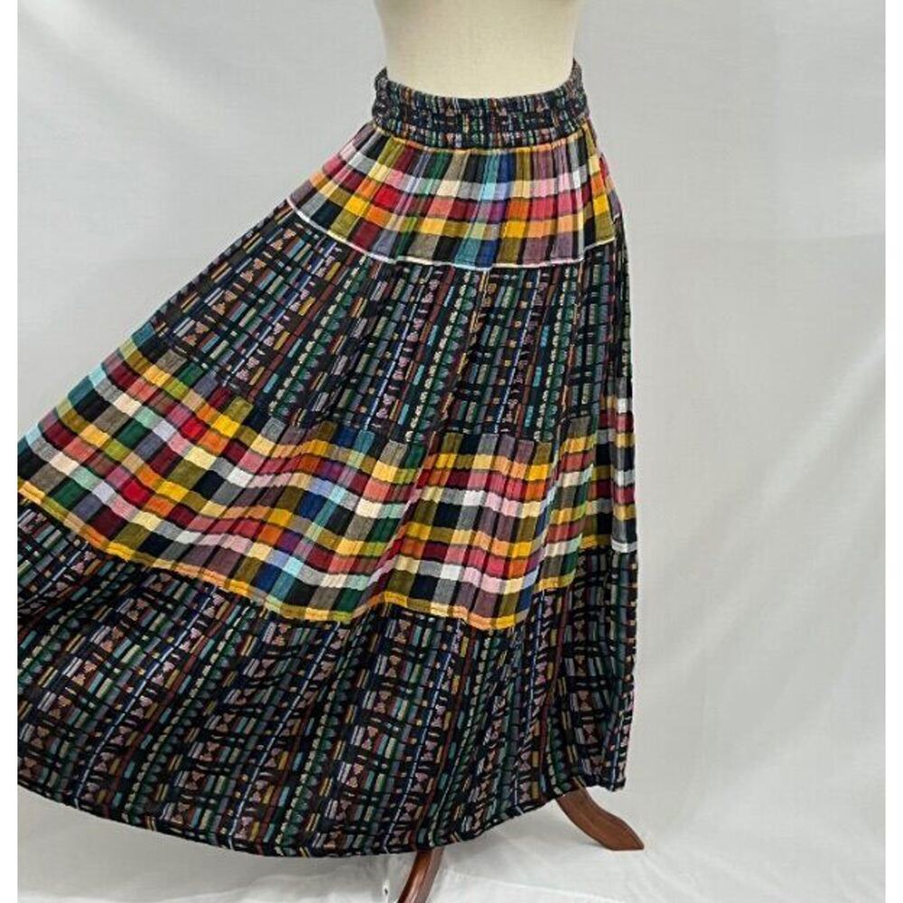 Ace & Jig Mojave Skirt Kaleidoscope Dream Rainbow Colors Maxi